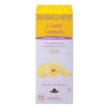 Bigelow I Love Lemon Tea Bags, 28/Box